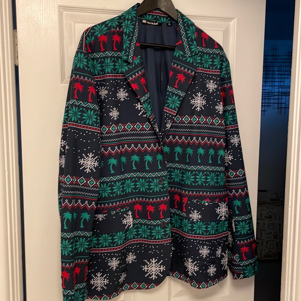 Travis Mathew Wise Guy Christmas blazer. New with tags and never worn.